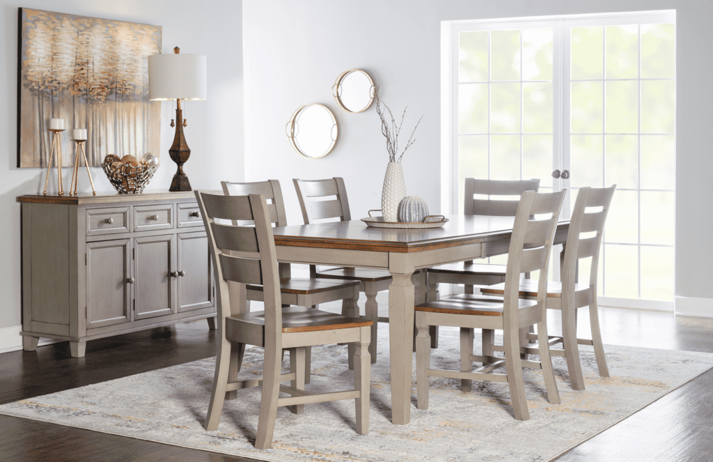 Light Brown Dining Table With Chairs